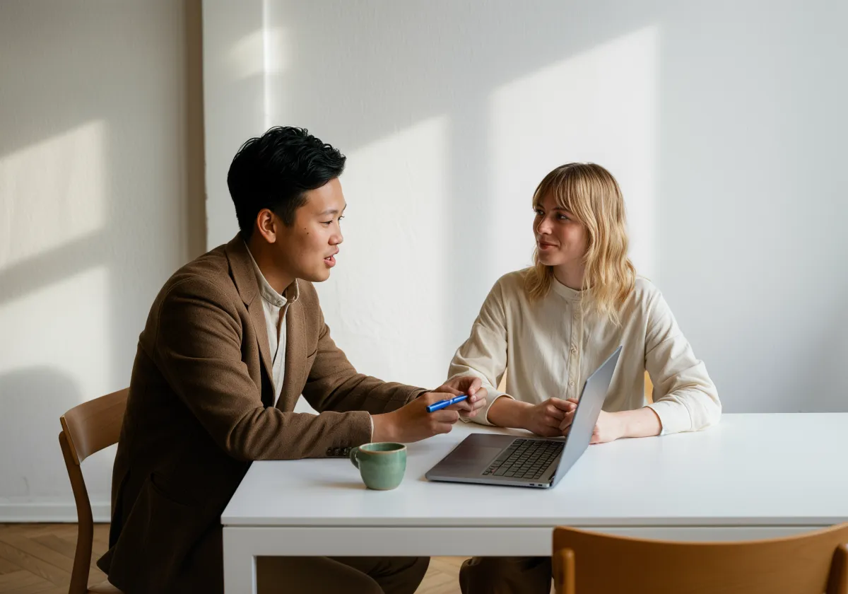 Ejercicio de mindfulness en sesión de coaching